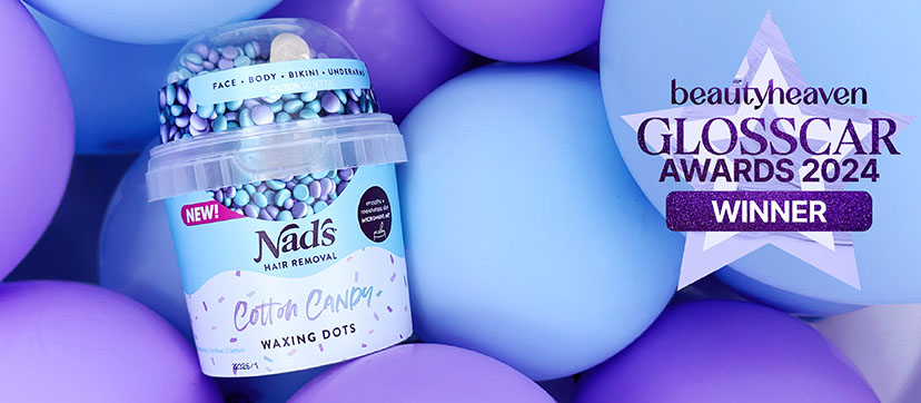 Nad's Hair Removal Cotton Candy Waxing Dots BeautyHeaven Winner Glosscar Awards 2024 | Nad's Hair Removal