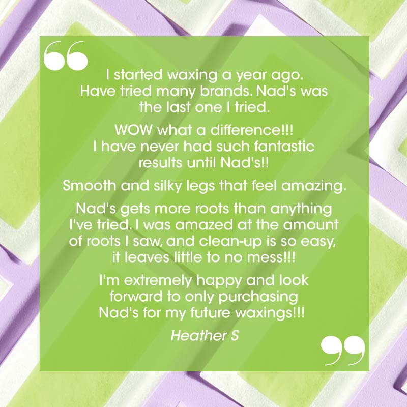 Achieving smooth skin with Nad's Hair Removal Wax Strips Review