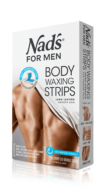 Nads For Men Hair Removal Body Waxing Strips 0909