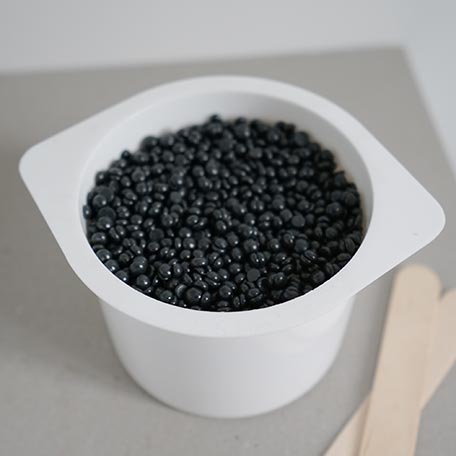 Nad's Charcoal Bead Wax open container