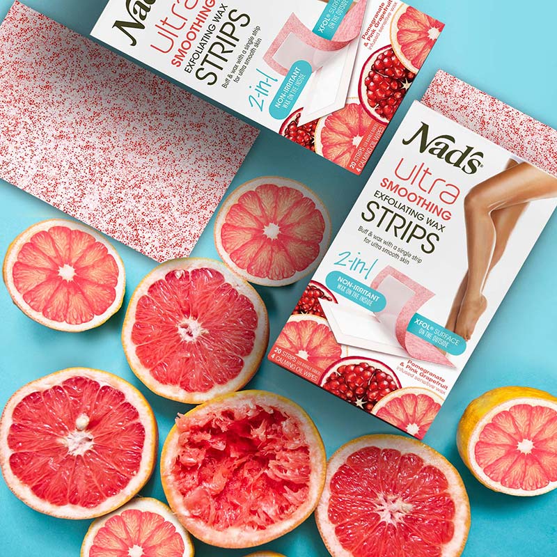 Introducing Nad's Exfoliating Wax Strips