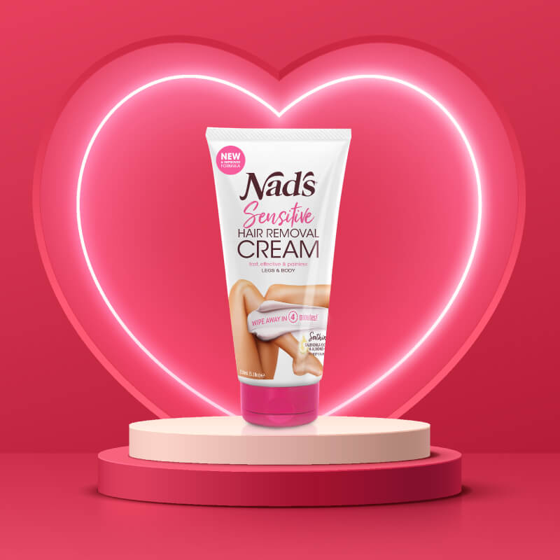 Nad's Sensitive Hair Removal Cream | Depilatory Cream