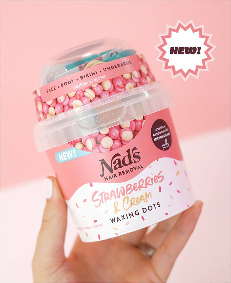 Nad's Hair Removal Strawberries and Cream Waxing Beads product