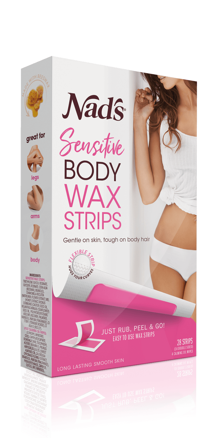 Nad's Hair Removal Premium Cotton Strips for Waxing