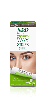 Nads Hair Removal Eyebrow Wax Strips