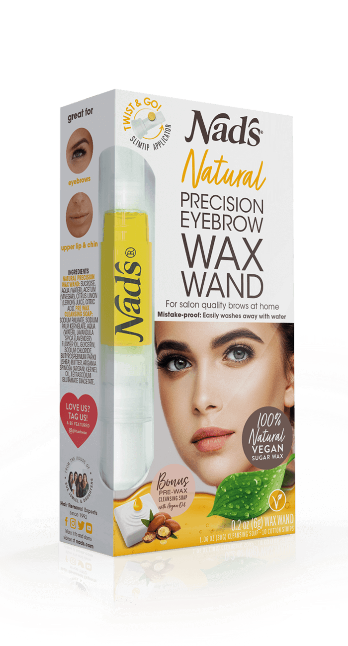 Nad's Natural Hair Removal Precision Eyebrow Wax Wand