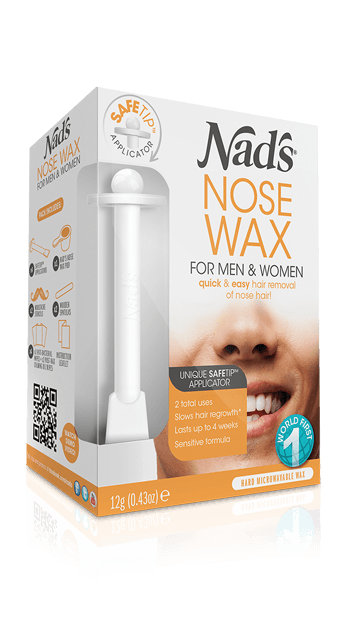 Nad's Hair Removal Nose Wax for Men & Women product packaging