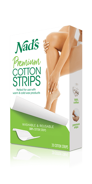 Nads Hair Removal Premium Cotton Strips for Waxing