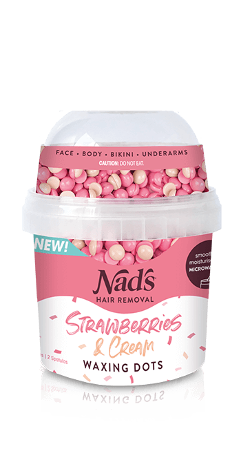 Nads Hair Removal Strawberries and Cream Waxing Dots